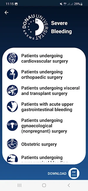 Severe Perioperative Bleeding Screenshot 1