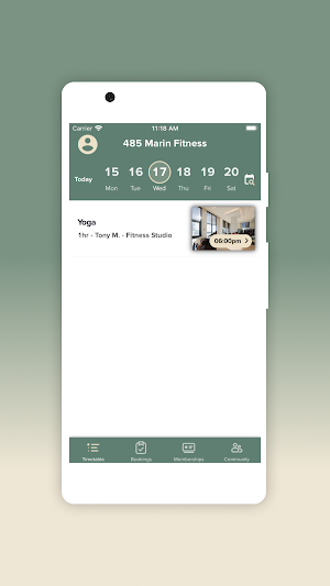 485 Marin Fitness Screenshot 1