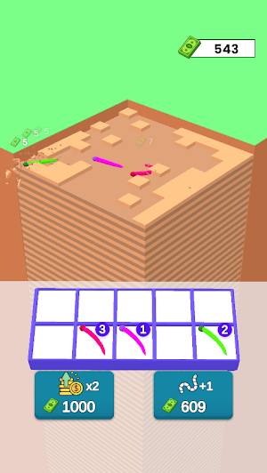 Digger Worms Screenshot 2
