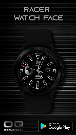Racer Watchface Animated Screenshot 1