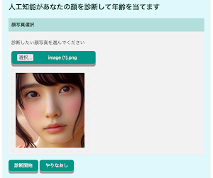 IKACHI 顔年齢診断 Screenshot 1