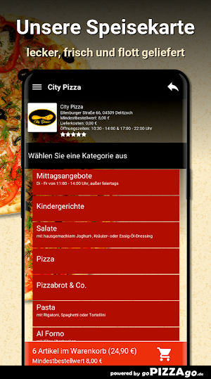 City Pizza Delitzsch Screenshot 3
