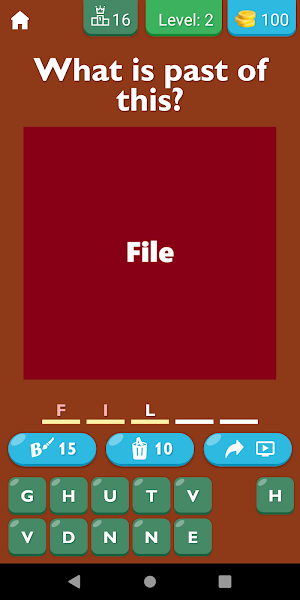 Guess The Past Tense Game Screenshot 2