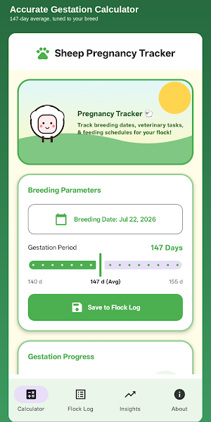 Sheep Pregnancy Calculator Screenshot 0