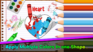 Colouring Book Of Shapes Screenshot 1