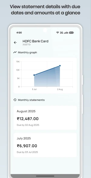 Card Cue - CC Bill Tracker Screenshot 2