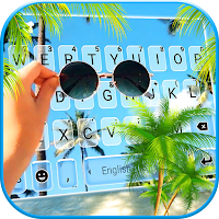 Sunglass Holiday Keyboard Background
