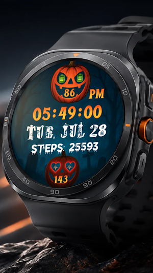 Halloween Forest Watch Face Screenshot 1