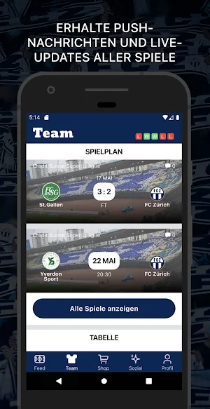 FC Zürich Offiziell Screenshot 1