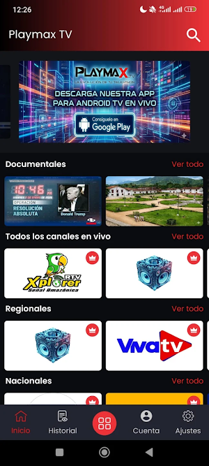 Playmax TV Screenshot 1