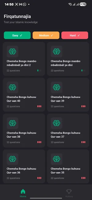 Firqatunajia Quiz Screenshot 0