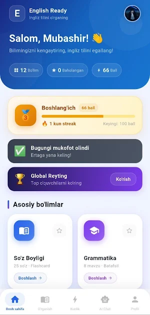 Ingiliz tili darsla Screenshot 1