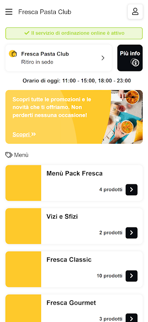 Fresca Pasta Club Screenshot 1