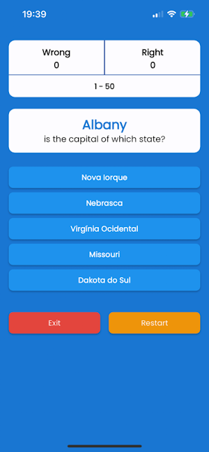 US states Quiz Screenshot 2