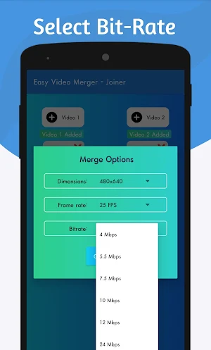 Easy Video Joiner - Merger (MP4,GIF,MKV,AVI,MOV) Screenshot 3