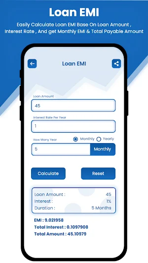 EMI Calculator - Finance, Loan Screenshot 1