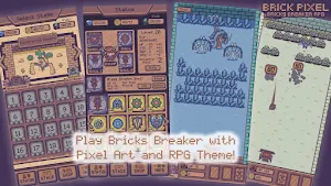 Bricks Pixel - Monster Bricks Breaker Battle RPG Screenshot 1