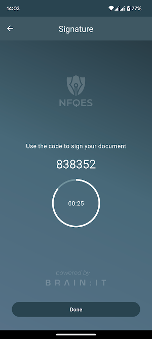 NFQES Qualified Authenticator Screenshot 3