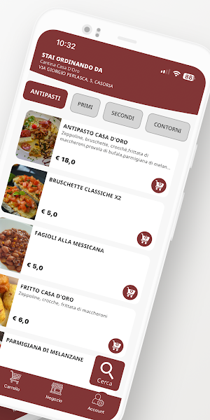 Trattoria Casa D'Oro Screenshot 1