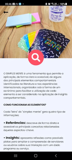 SIMPLES MENTE: insights comportamentais e inovação Screenshot 1