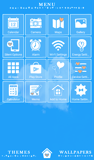 Heart-Shaped Cloud +HOME Screenshot 1
