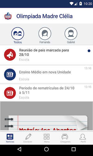 Olimpíada Madre Clelia Screenshot 2