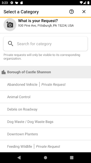 Castle Shannon Cares Screenshot 2