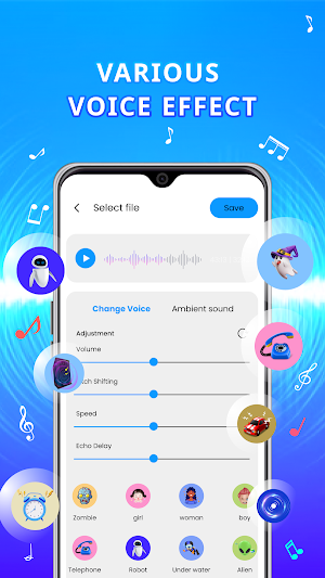 Voice Changer - Audio Effects Screenshot 1