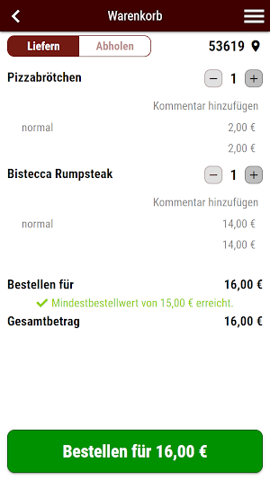 Honnefer Grill Screenshot 1