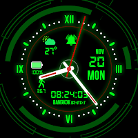 Neon Digital Clock Smart Watch