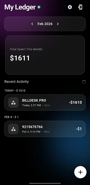 Glass Ledger Screenshot 1