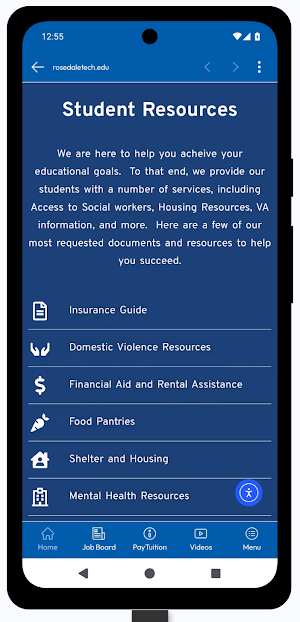 Rosedale Technical College Screenshot 0