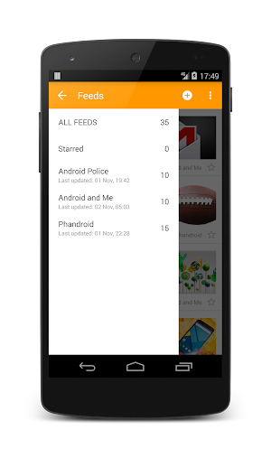 Lite RSS Screenshot 1