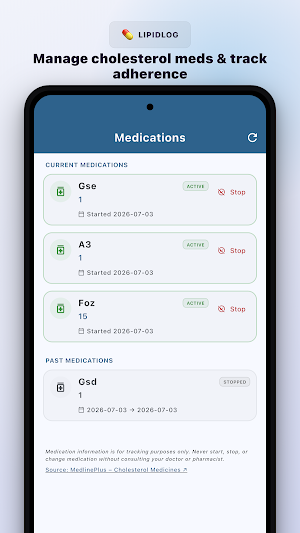 LipidLog Screenshot 3