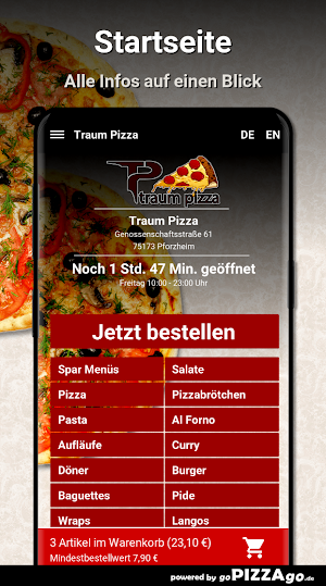 Traum Pizza Pforzheim Screenshot 1