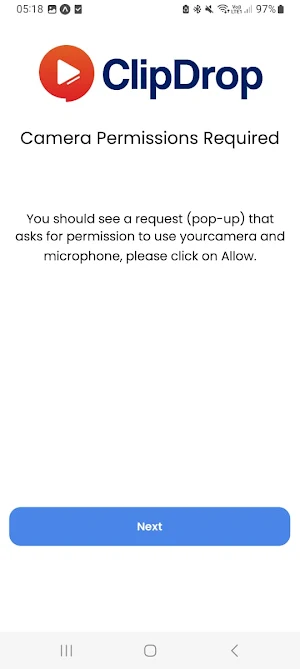 ClipDrop - Interview Screenshot 2
