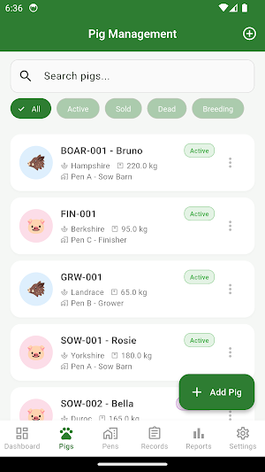 Pig Farm Log Screenshot 1