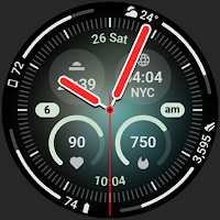 Aurora Analog Watch Face