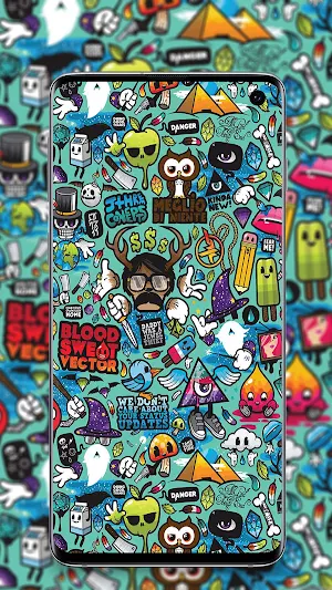 Doodle Art Wallpaper Screenshot 0