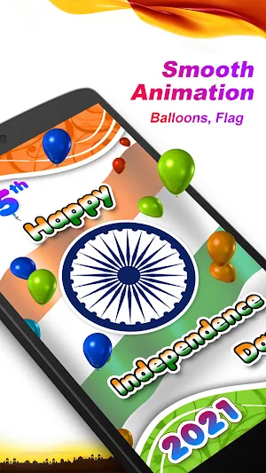 Indian Flag Live Wallpaper - Independence Day Screenshot 1