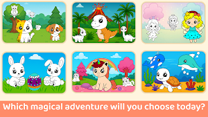 Coloring Kids Games: Draw Pets Screenshot 2