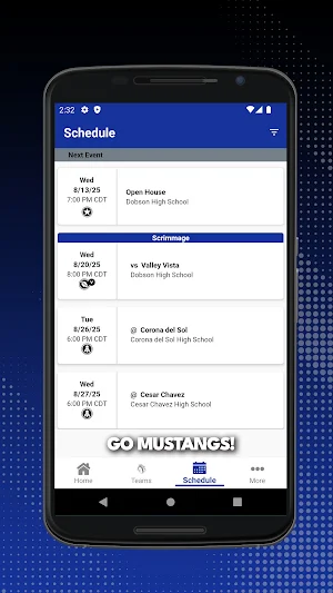 Dobson Mustangs Screenshot 1