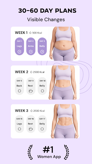 ZeeFit–Home Workout & Exercise Screenshot 2
