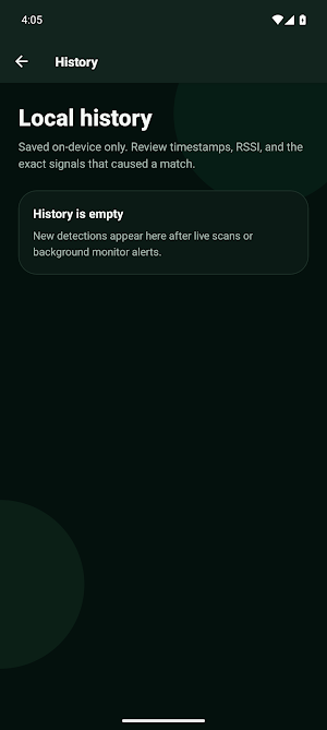 Nearby Glasses Detector Screenshot 3