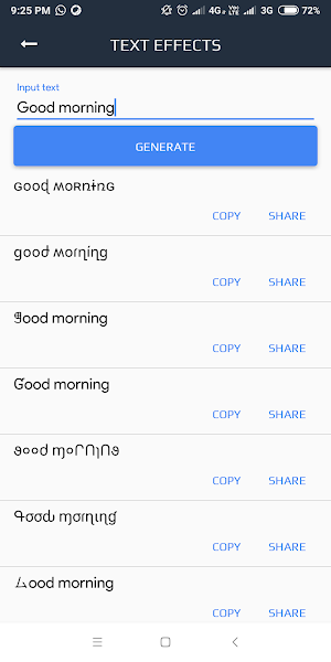 Text Tools - Fancy stylish text Repeater-Decorator Screenshot 1