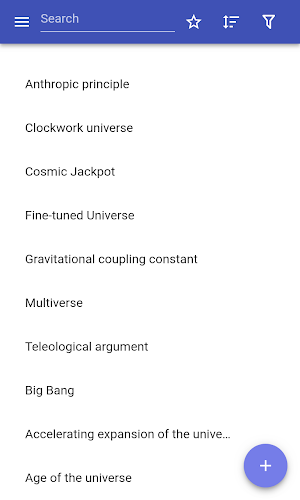 Physical cosmology Screenshot 0