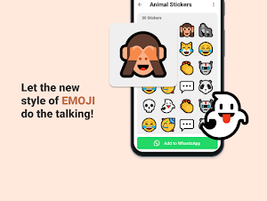Flat Emojis Stickers - WA Screenshot 2