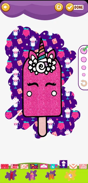Ice Cream Coloring Pages Screenshot 3