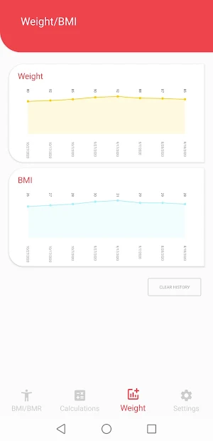BMI BMR Calculator Screenshot 3