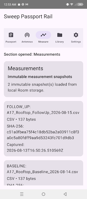 NanoSweep Screenshot 0